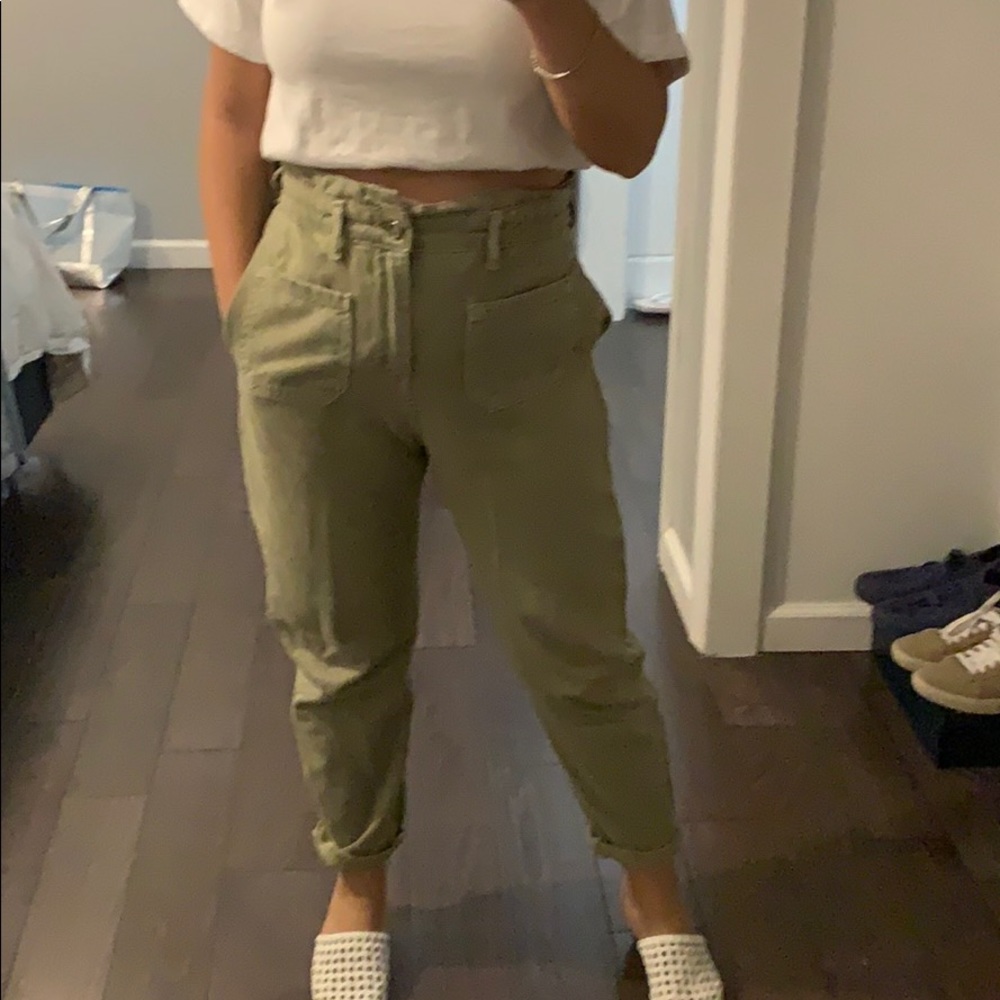 High waisted jeans